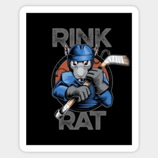 Hockey Rink Rat Sticker